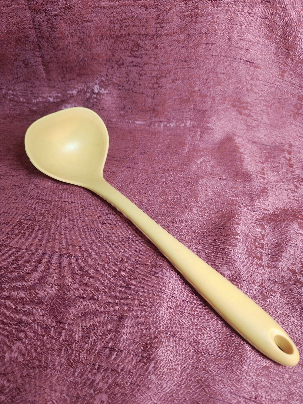 Yellow Silicone Ladle for Home Parties